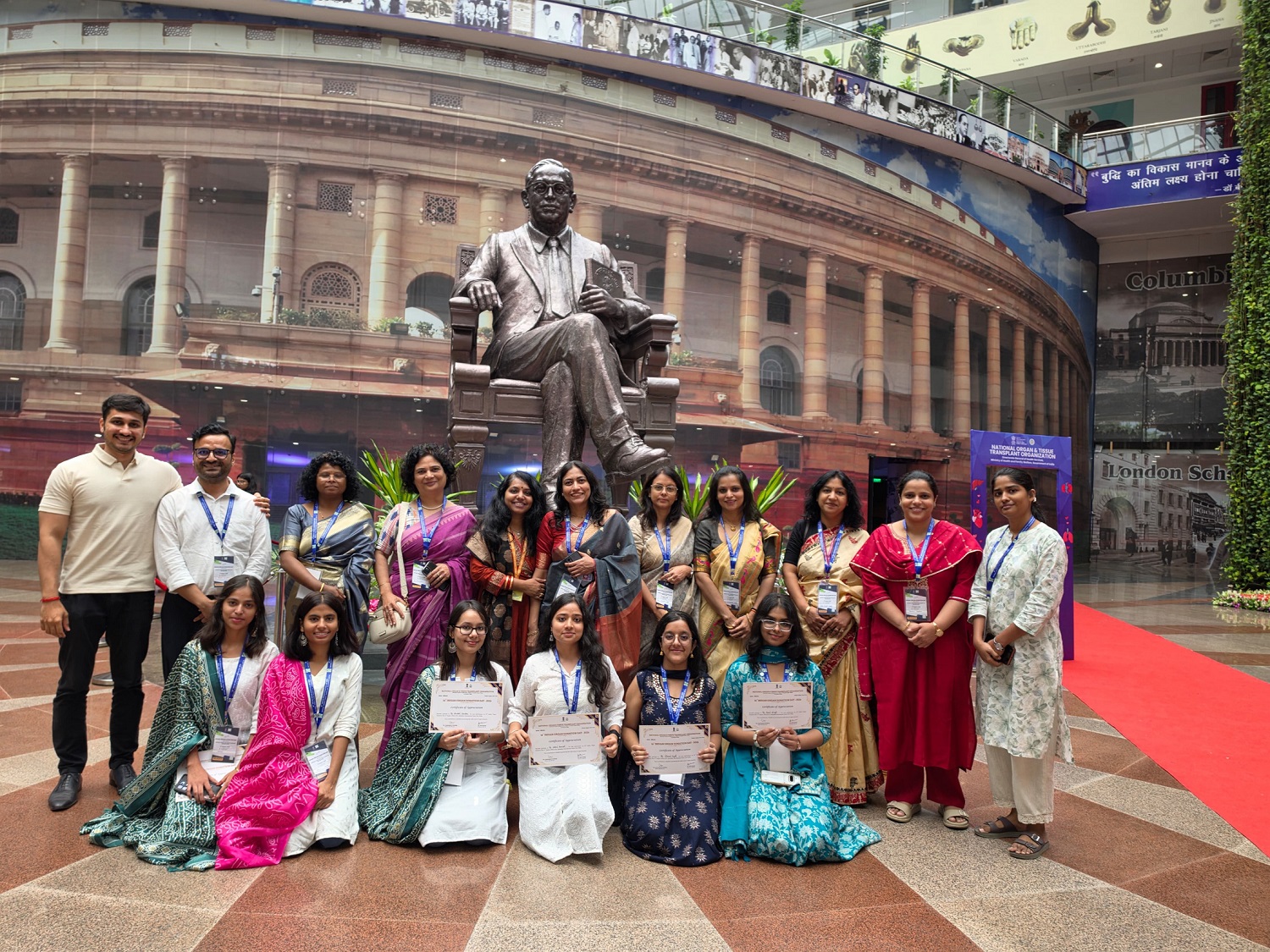 LHMC delegation participated in the 16th Indian Organ Donation Day